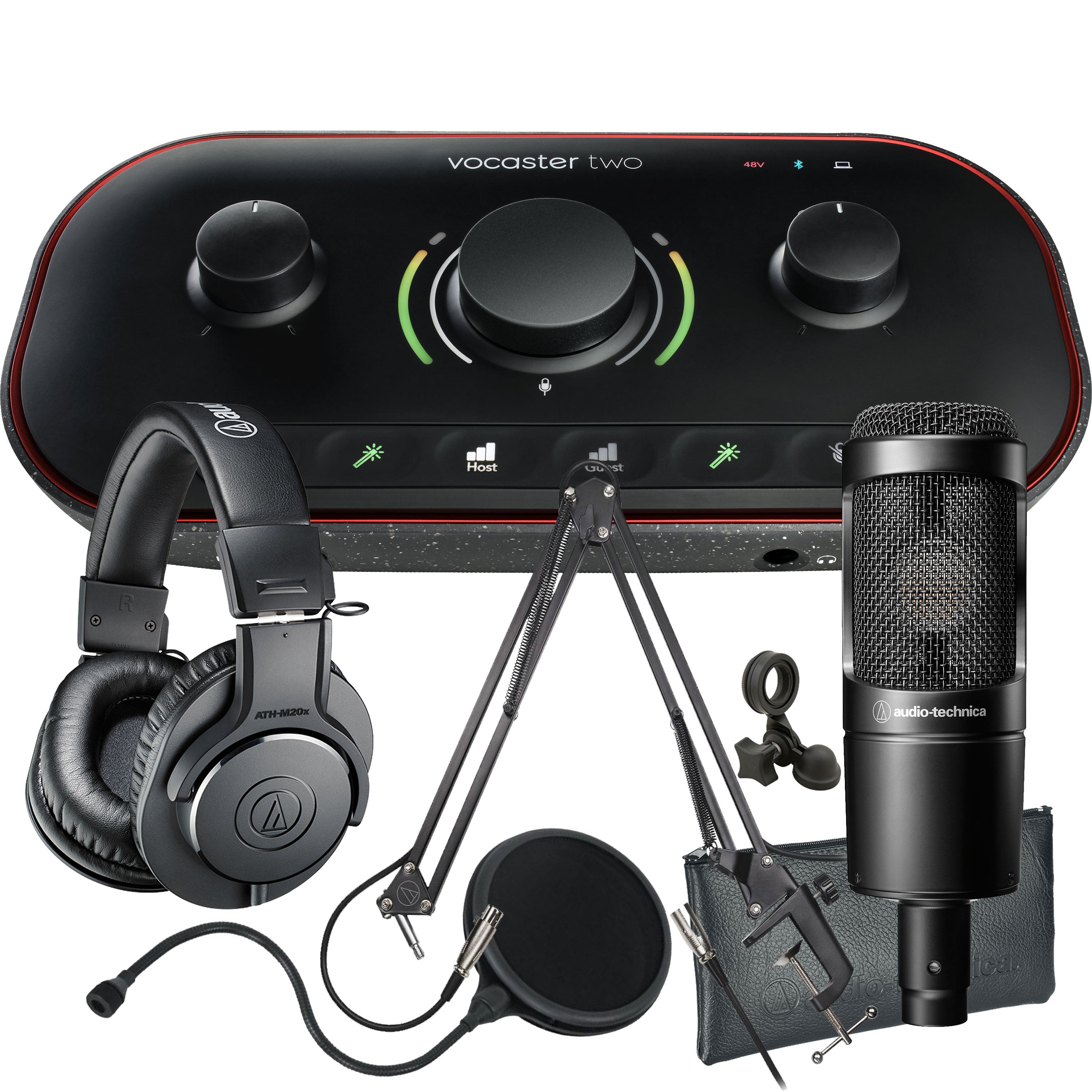 Focusrite Vocaster Two Podcast Audio Interface PODCASTING