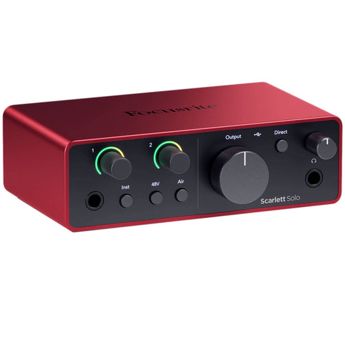 Focusrite Scarlett Solo Studio (4th Gen) Recording Package View 2