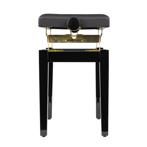 Gator Frameworks Deluxe Height Adjustable Piano Bench - Black, view 3