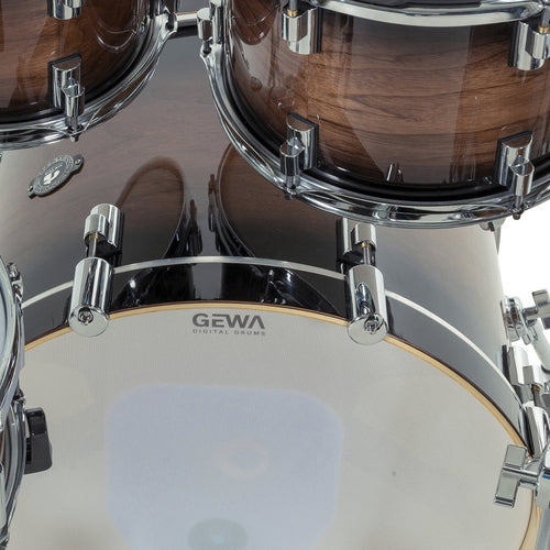 GEWA G9 Pro 5 SE Electronic Drum Set - Walnut Burst, View 14