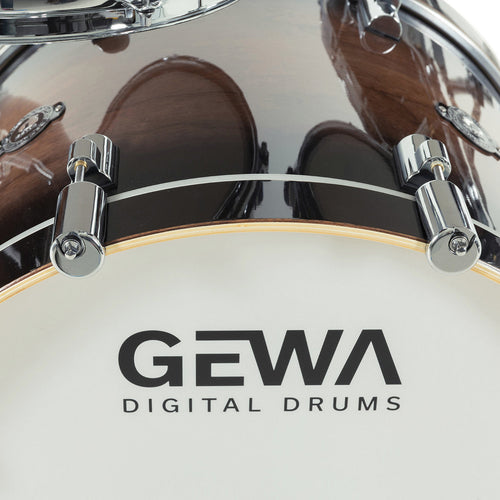 GEWA G9 Pro 5 SE Electronic Drum Set - Walnut Burst, View 15