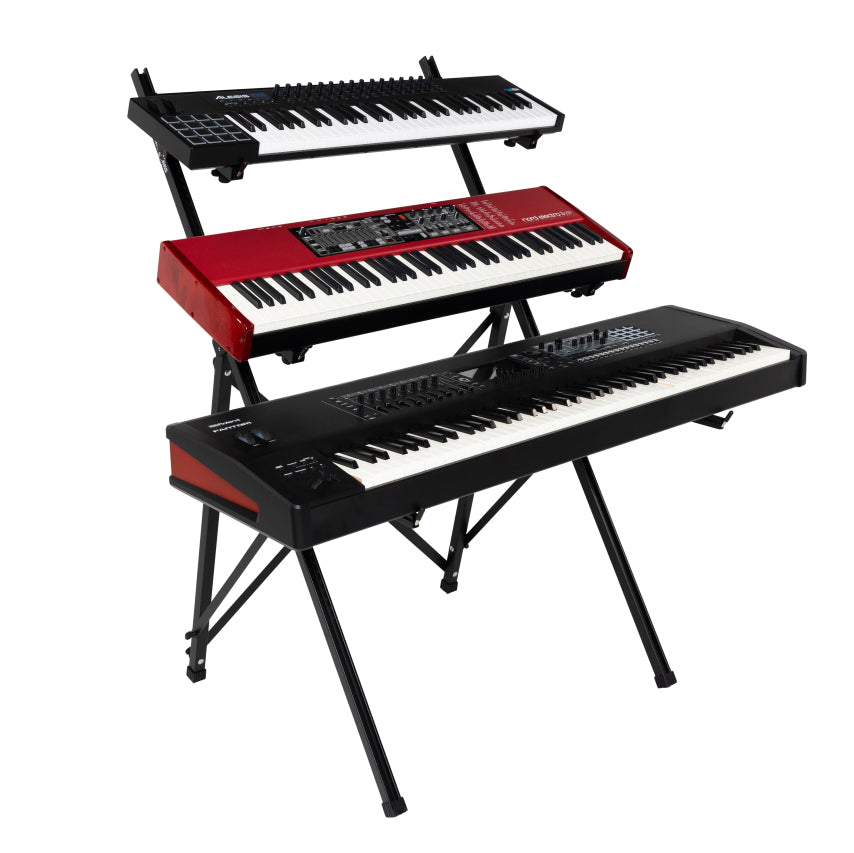 Gator GFW-KEY3TIER-A 3-Tier A-Frame Keyboard Stand – Kraft Music