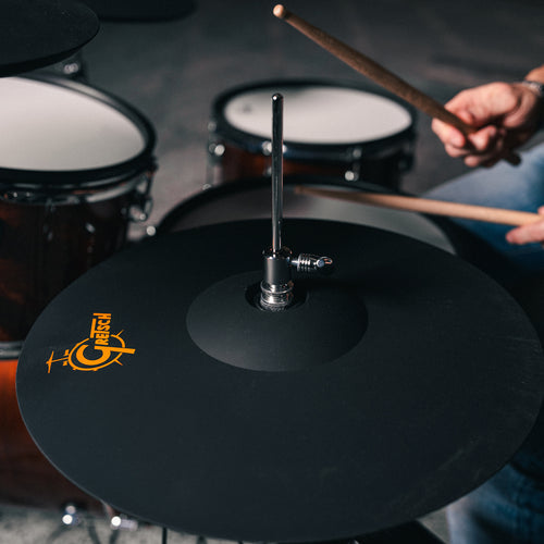 Drummer playing Gretsch Catalina EVO kit, 14" EVO hi-hat in foreground