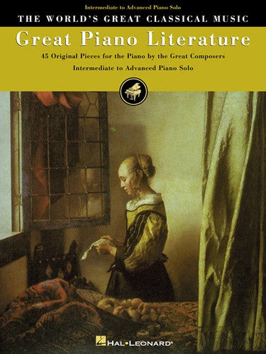 great piano literature: 45 original pieces for piano by the great composers - piano solo songbook