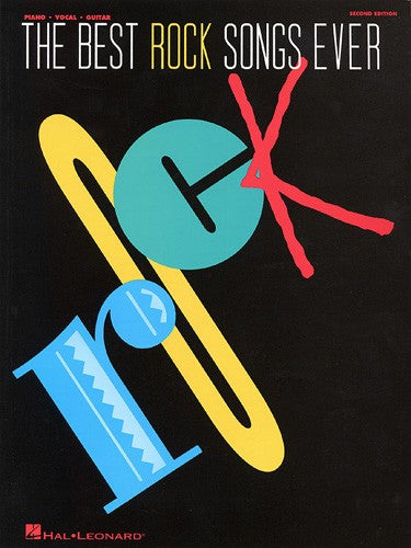 the best rock songs ever - piano/vocal/guitar songbook