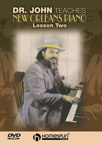 dr. john teaches new orleans piano: part two - piano instruction dvd