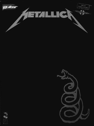 metallica: black album - guitar tab songbook