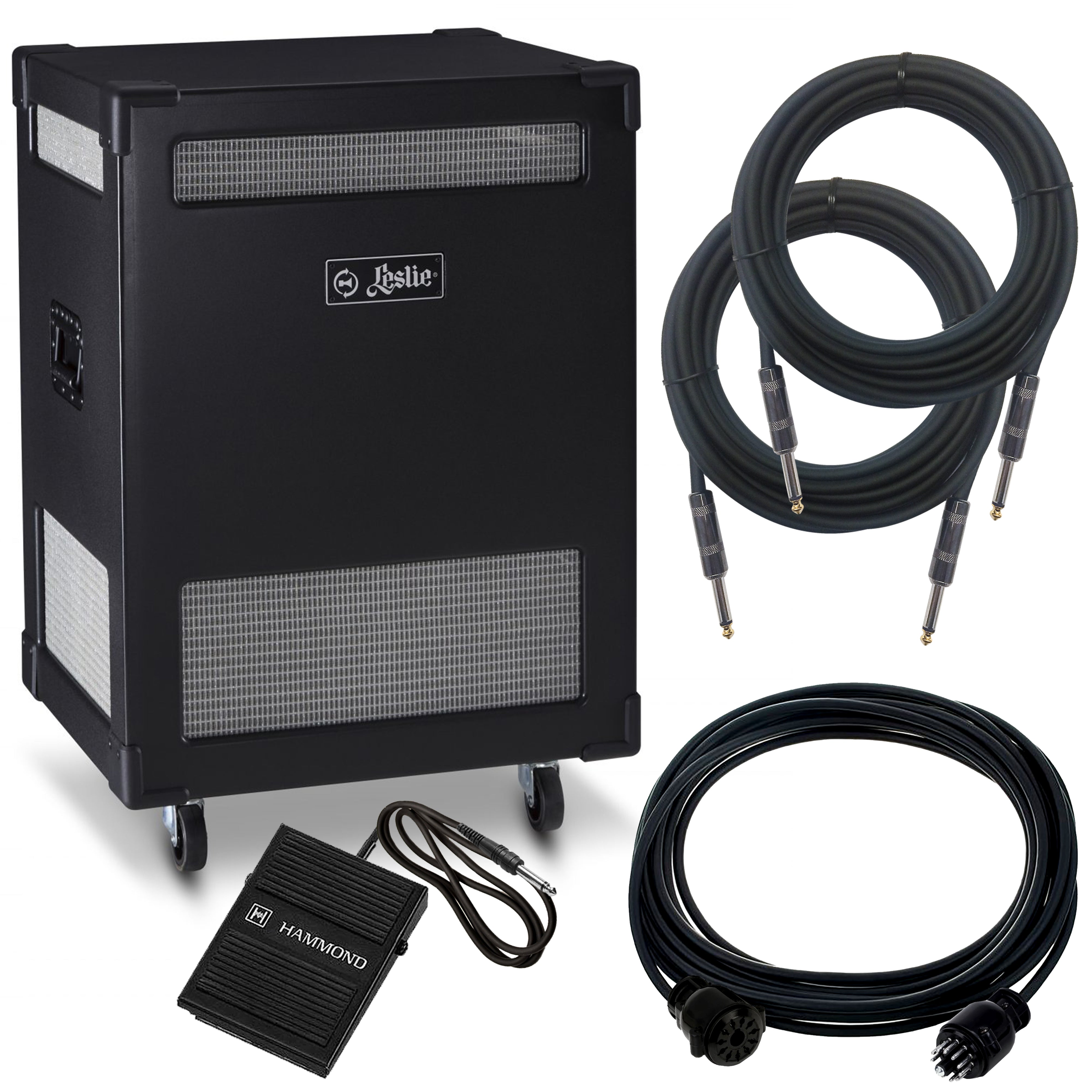 Hammond 3500 Leslie Speaker - Black CABLE KIT – Kraft Music