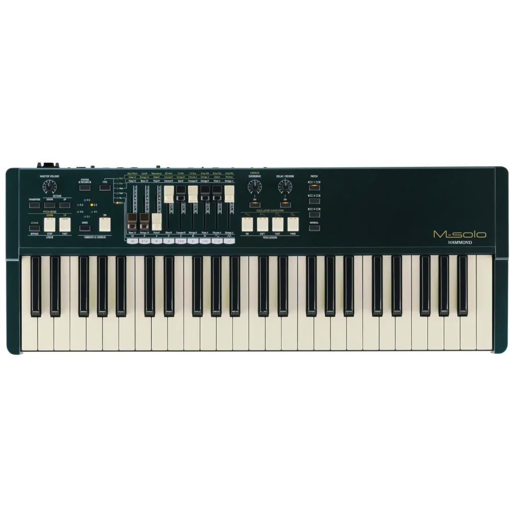 Hammond M-solo Organ - British Racing Green STAGE KIT – Kraft Music Hammond M-solo Organ - British Racing Green STAGE KIT – Kraft Music