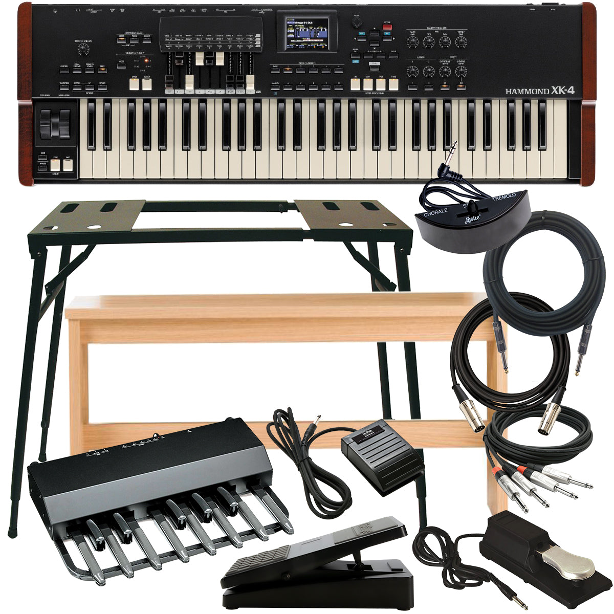 hammond organ bass pedals Hammond XK-4 Organ STAGE KIT