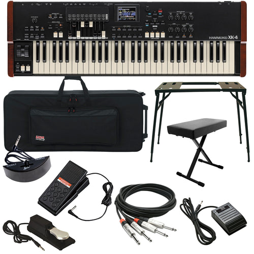 Collage image of the Hammond XK-4 Organ STAGE KIT