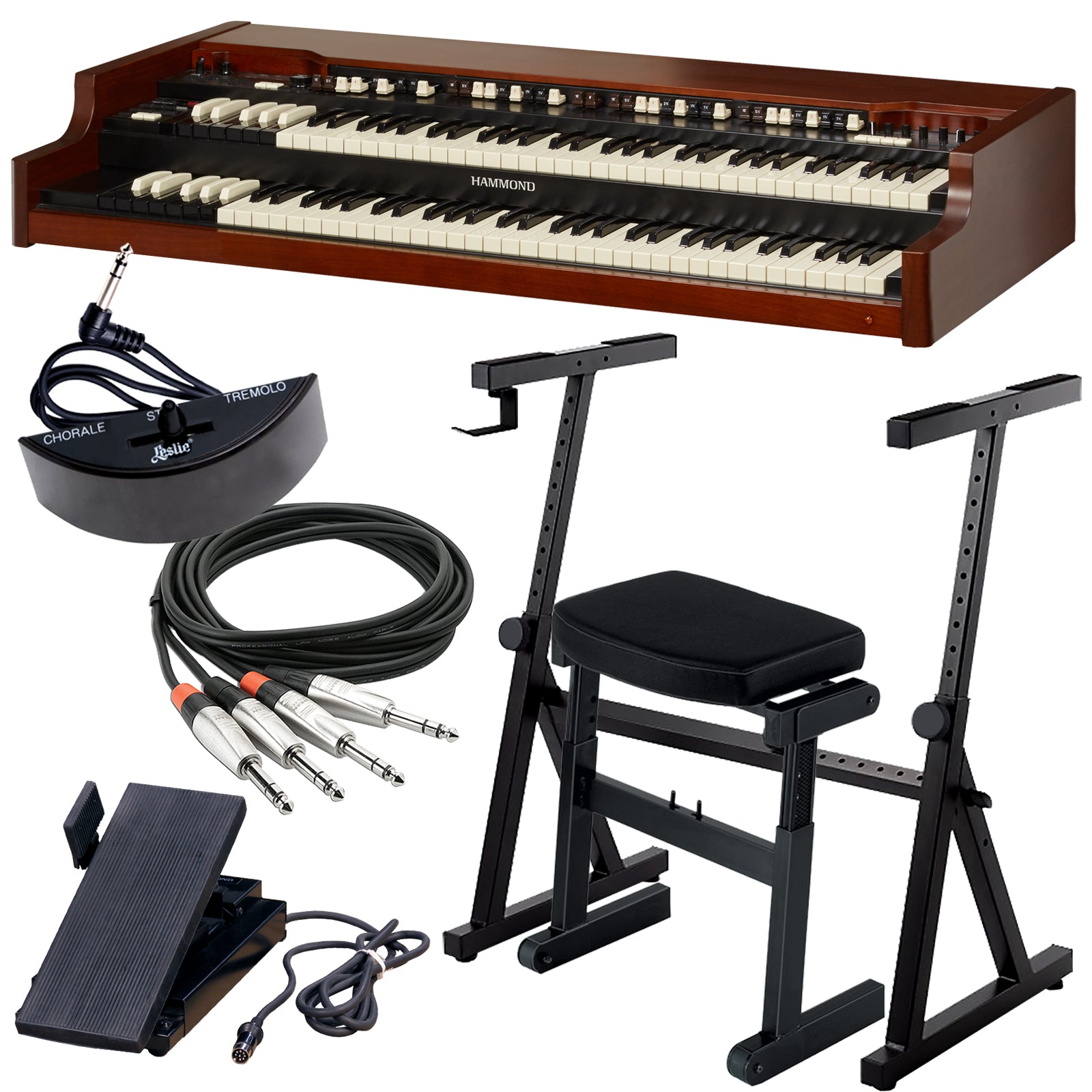 Hammond XK-5 Organ Dual Manual STAGE ESSENTIALS BUNDLE – Kraft Music