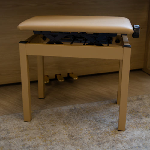 Roland HP704 Digital Piano - Light Oak bench