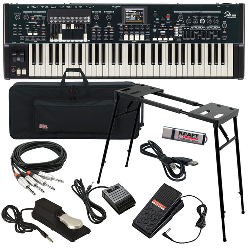 Hammond SK Pro 61 Portable Organ STAGE RIG