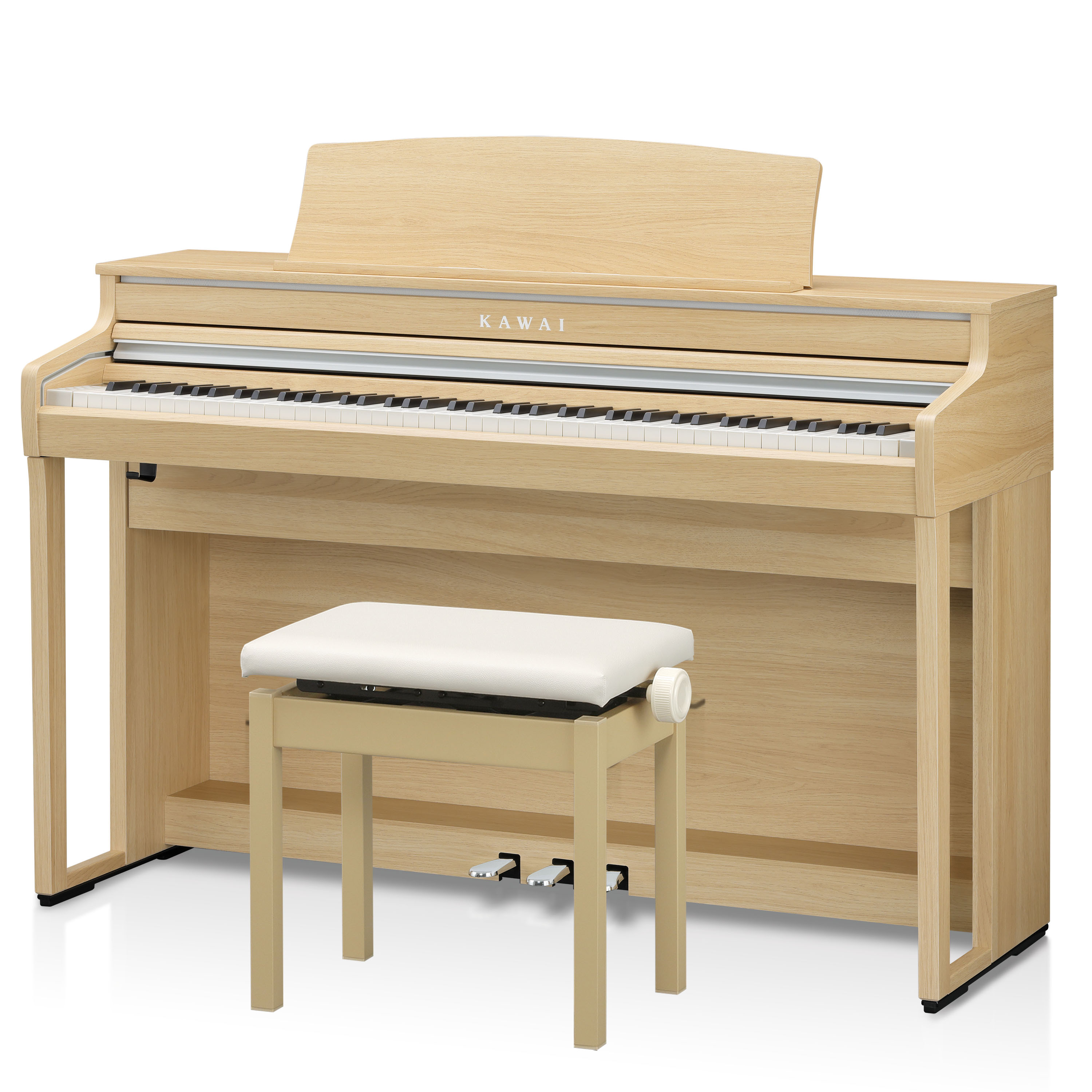 Kawai CA401 Concert Artist Digital Piano - Light Oak with bench