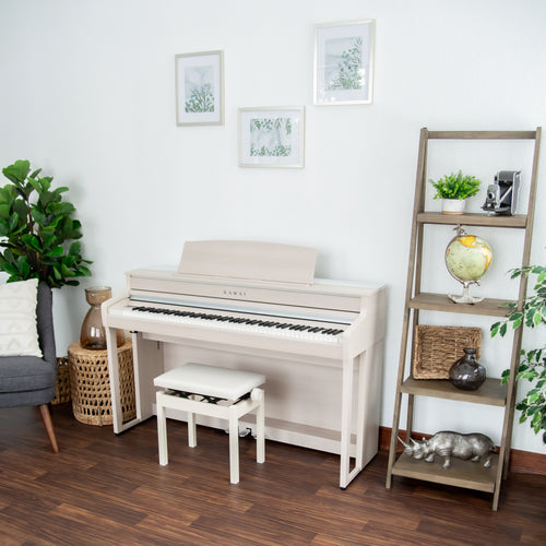 Kawai CA501 Concert Artist Digital Piano - White Maple - Angle view from the right