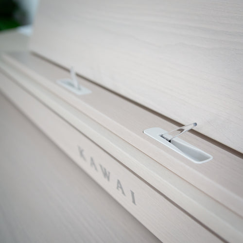 Kawai CA501 Concert Artist Digital Piano - White Maple - Music rest braces