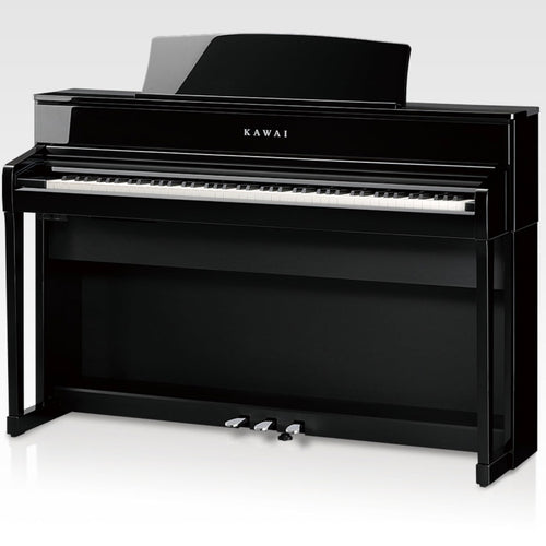 Kawai CA701 Digital Piano - Ebony Polish - Left angle