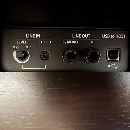 Kawai CA701 Digital Piano - Rosewood - input and output jack