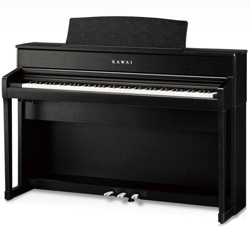 Kawai CA701 Digital Piano - Satin Black - Left angle