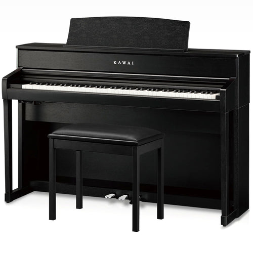 Kawai CA701 Digital Piano - Satin Black - with bench