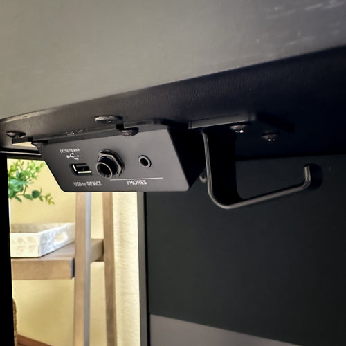 Kawai CA901 Digital Piano - Satin Black - USB and headphone jack with headphone hook