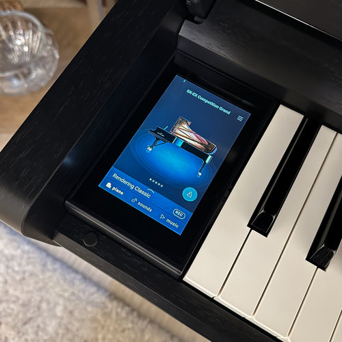 Kawai CA901 Digital Piano - Satin Black - control screen