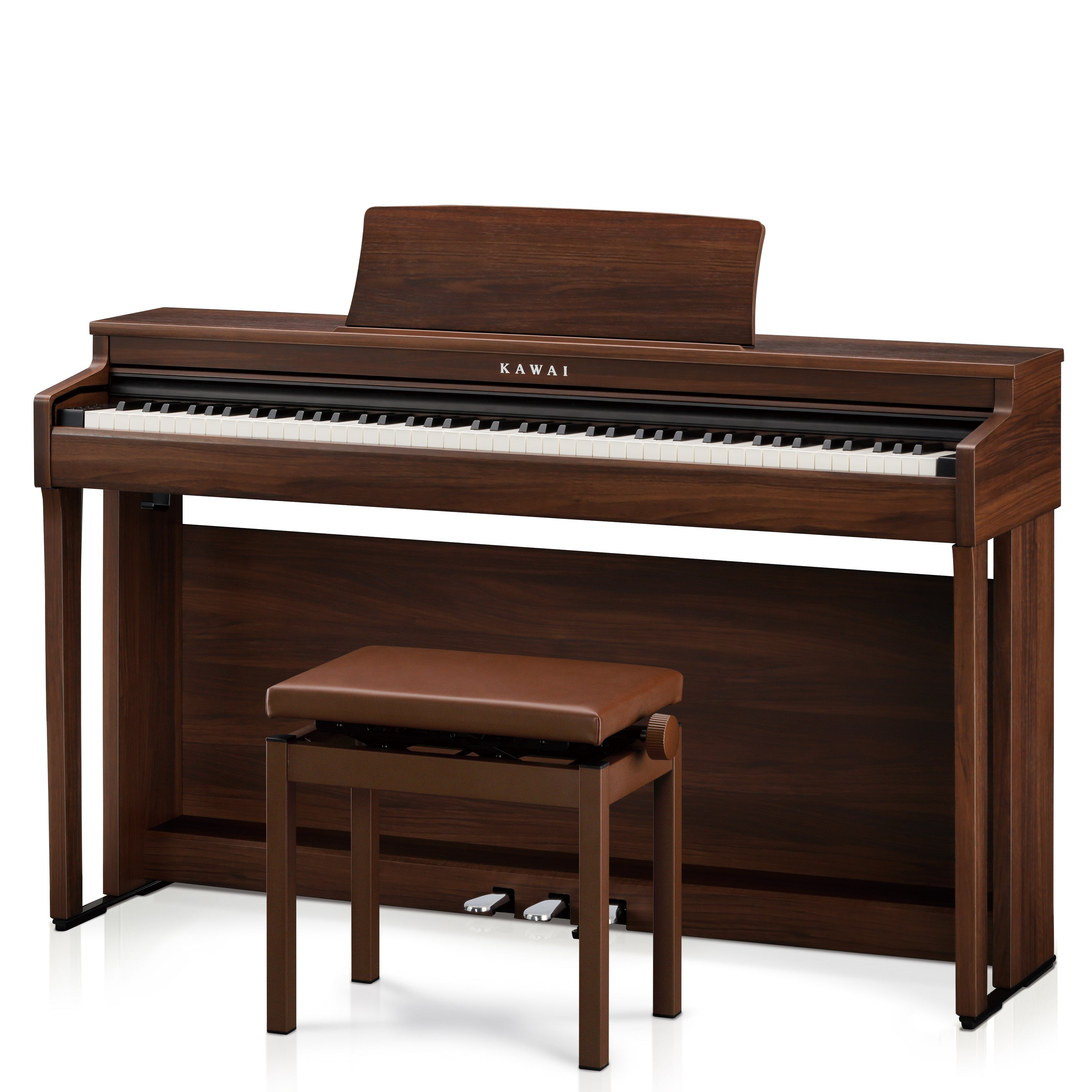 Kawai CN201 Digital Piano - Mocha Walnut with bench