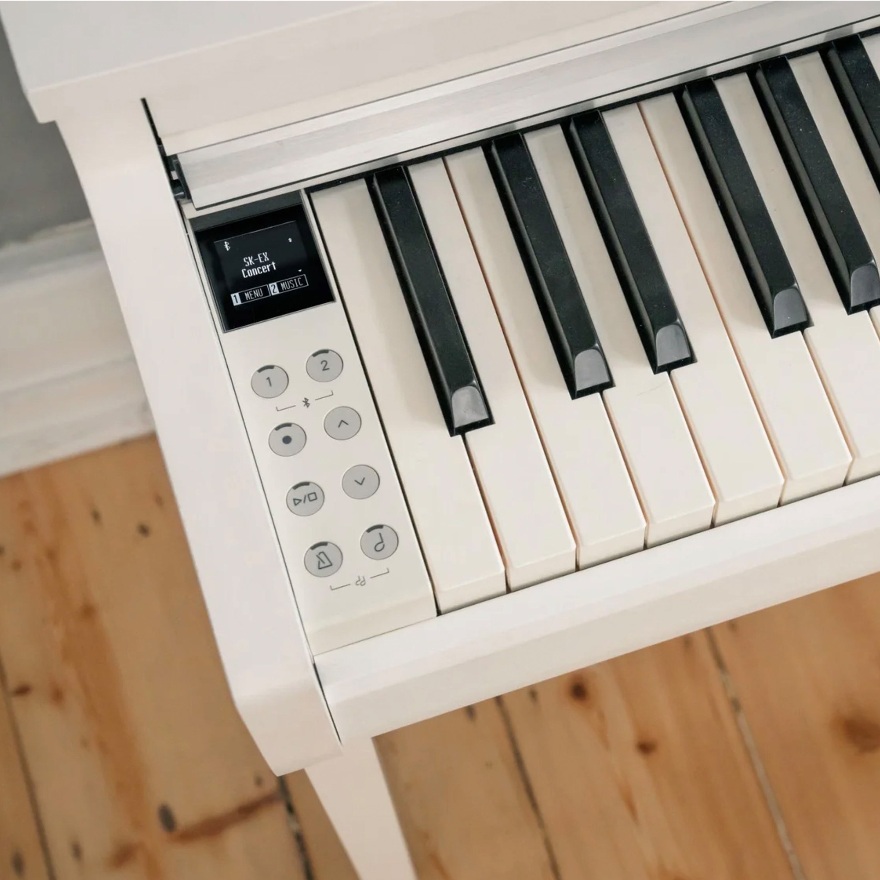 Kawai CN201 Digital Piano - Satin White - Controls
