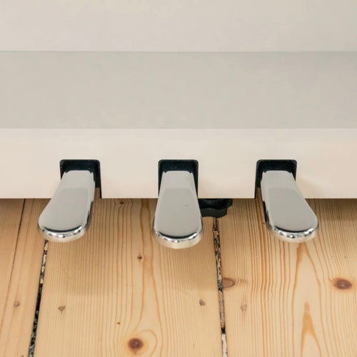 Kawai CN201 Digital Piano - Satin White - Pedals