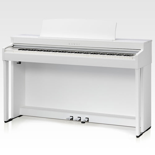 Kawai CN301 Digital Piano - Satin White - Left angle