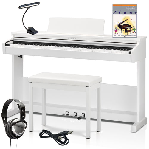 Kawai CX102 Digital Piano with Bench - White COMPLETE HOME BUNDLE