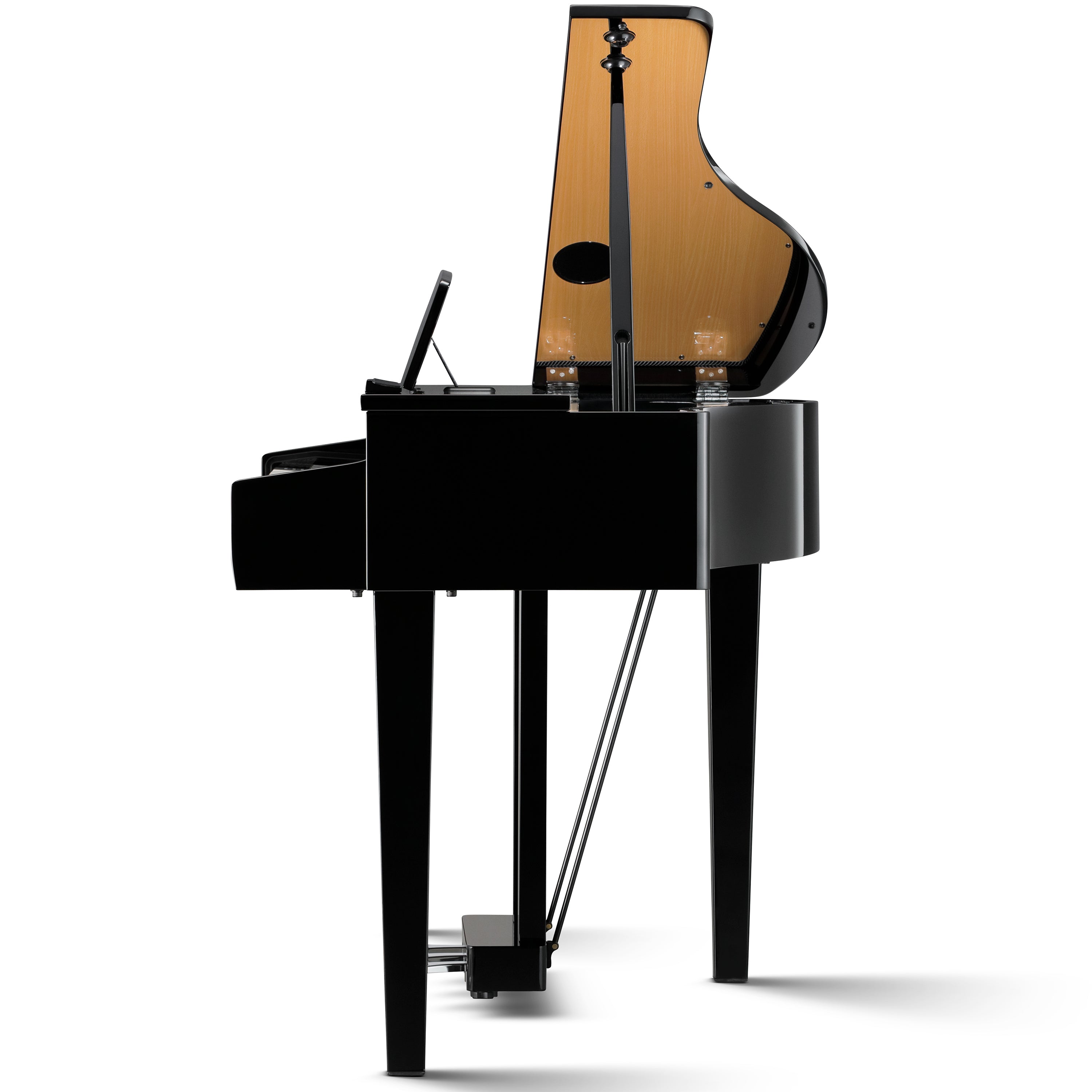 Kawai DG30 Digital Grand Piano - Ebony Polish - side view