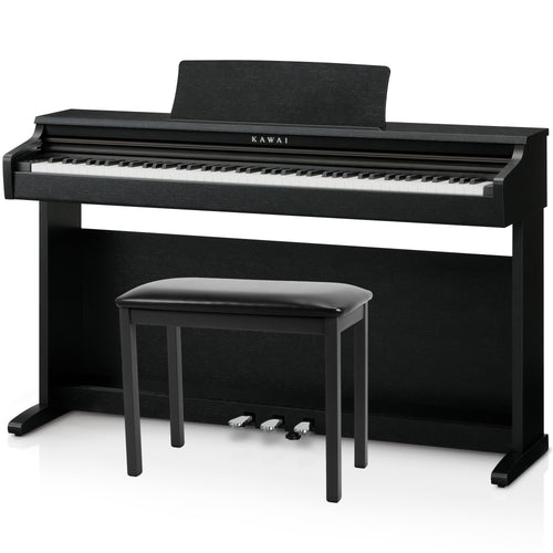 Kawai KDP120 Digital Piano - Black with bench