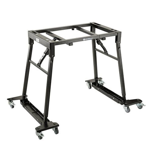 K&M 18806 Trolley for Keyboard Stands on a white background with a stand on it