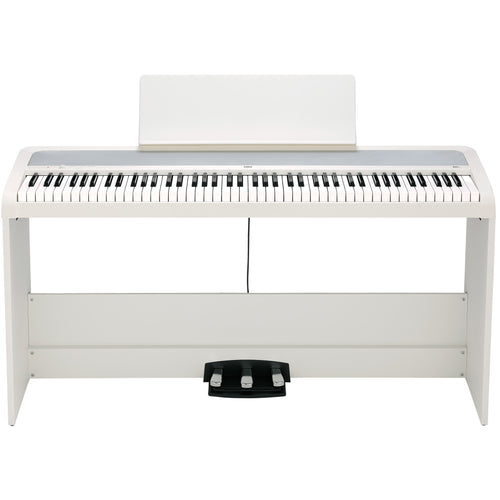 Korg B2+ Plus Digital Piano with Stand and Pedals - White, View 2