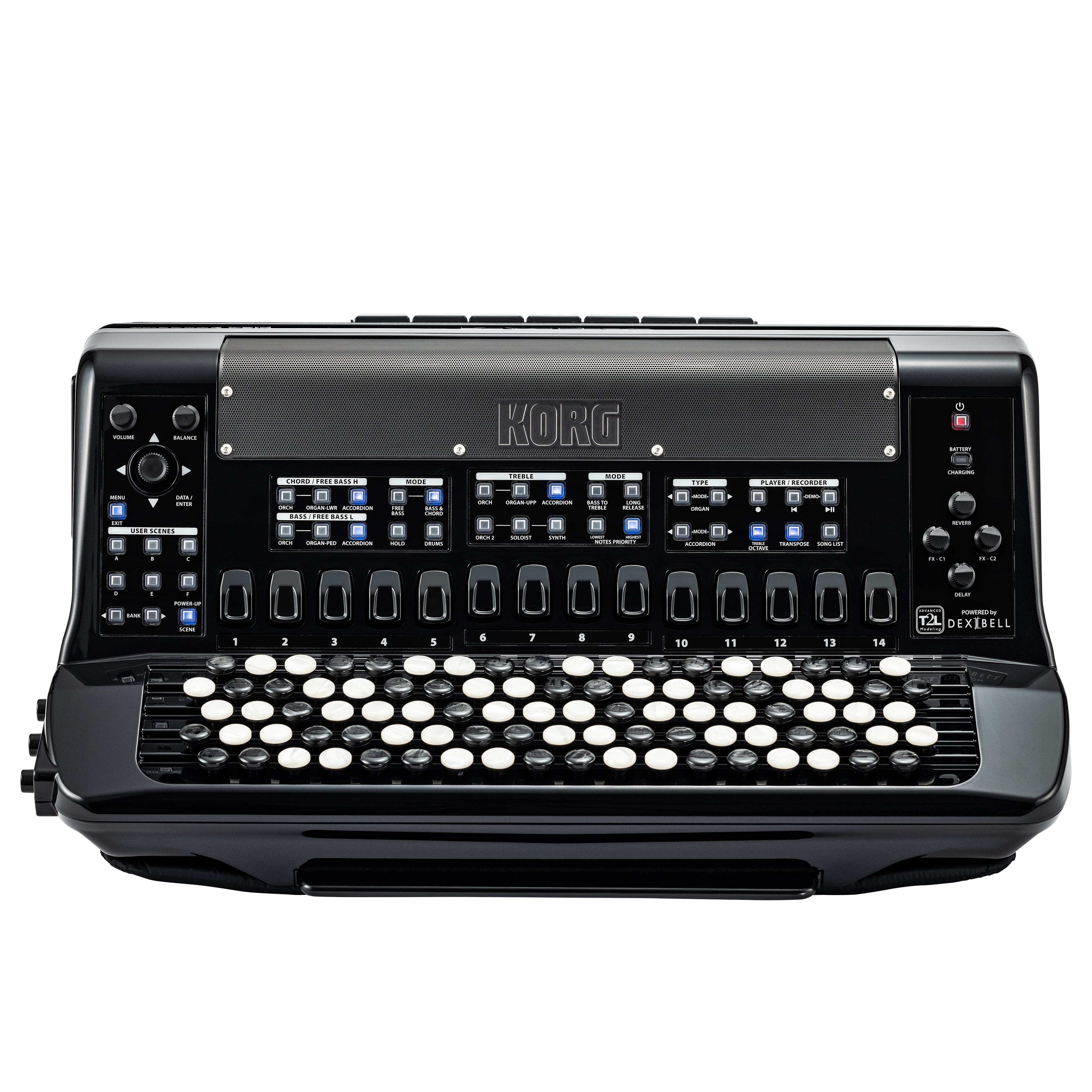 Korg FISA SUPREMA Digital Button Accordion Dale Mathis Edition