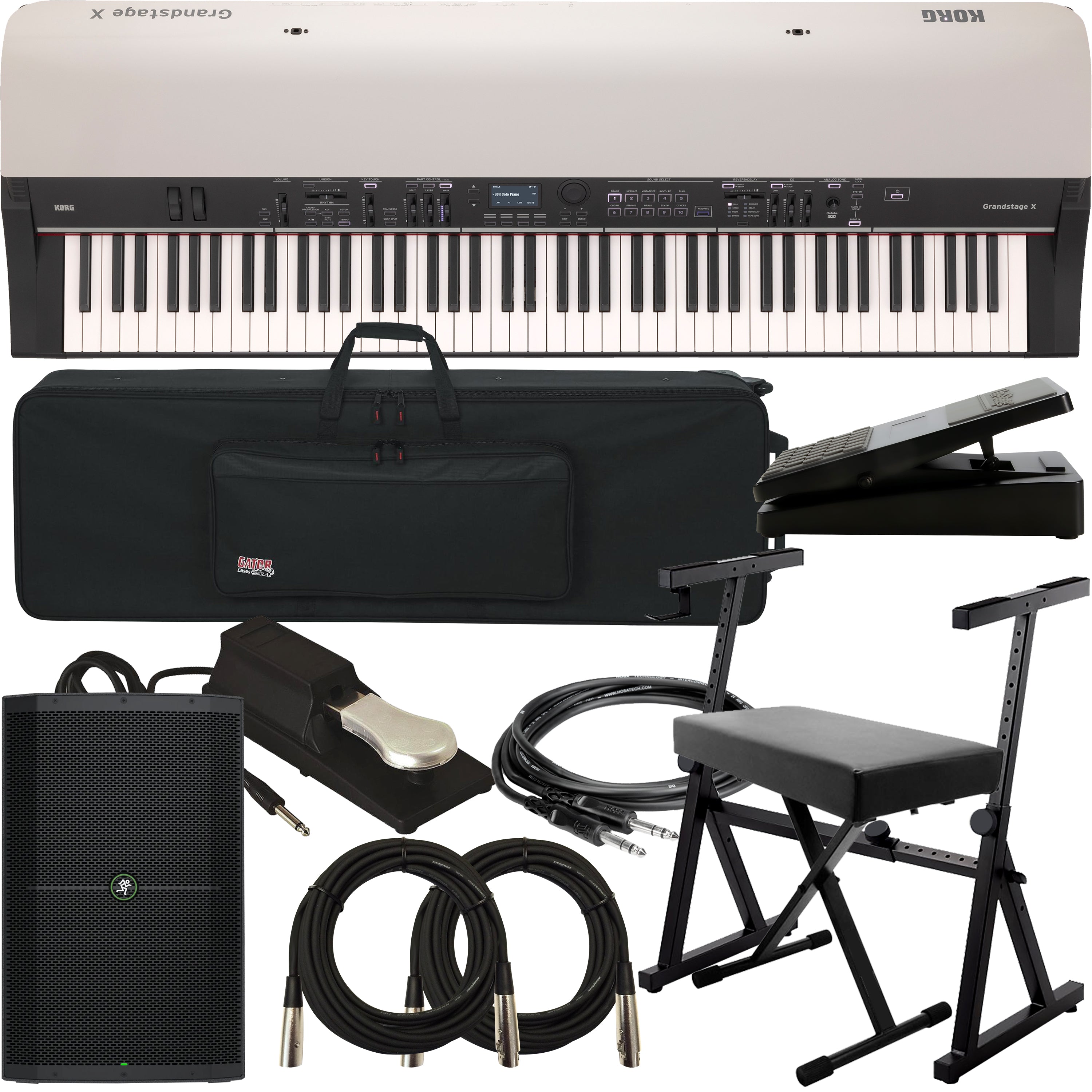 Korg Grandstage X Stage Piano COMPLETE STAGE BUNDLE – Kraft Music