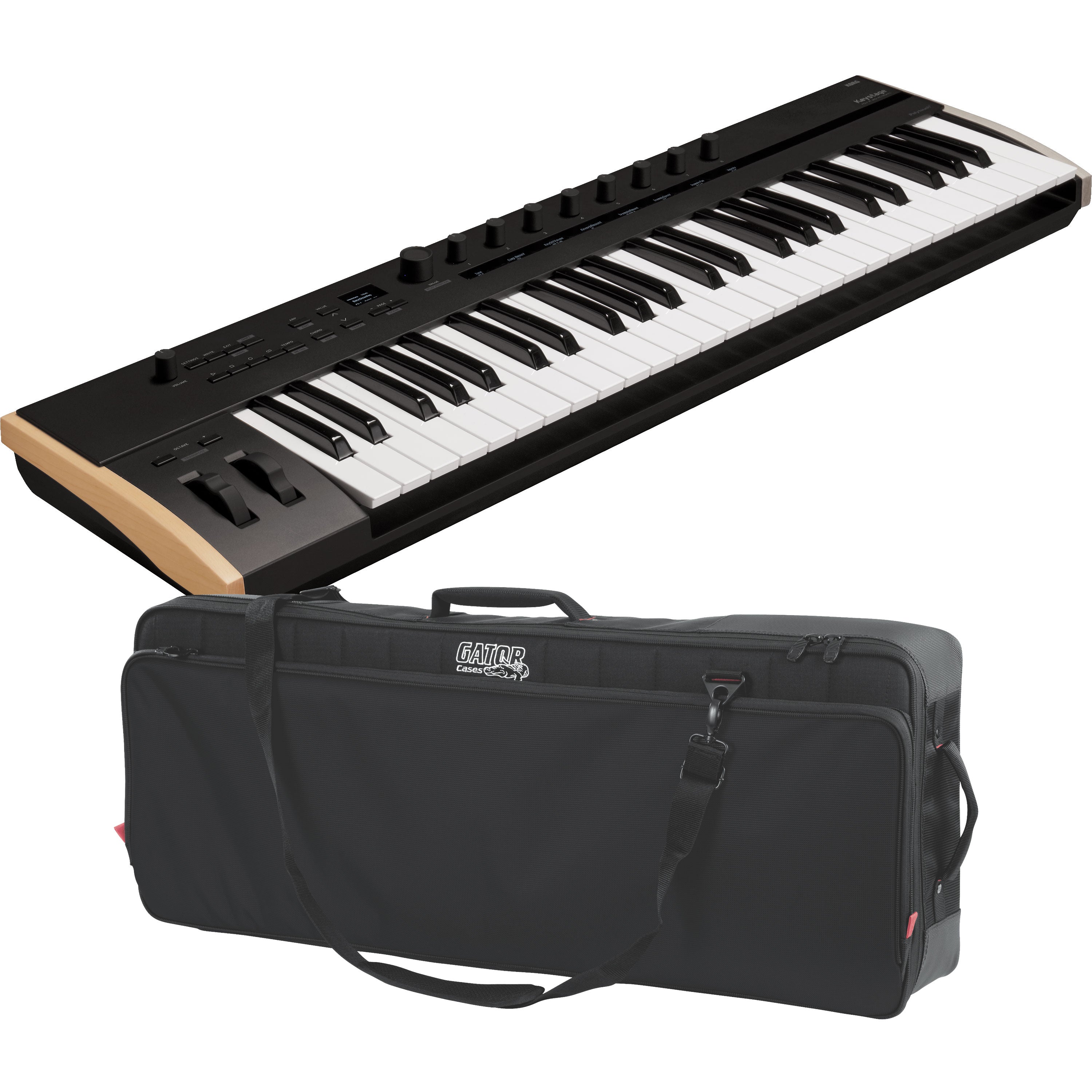 Korg Keystage 49 Poly AT MIDI Keyboard Controller CARRY BAG KIT – Kraft  Music