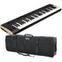 Collage showing components in Korg Keystage 61 Poly AT MIDI Keyboard Controller CARRY BAG KIT