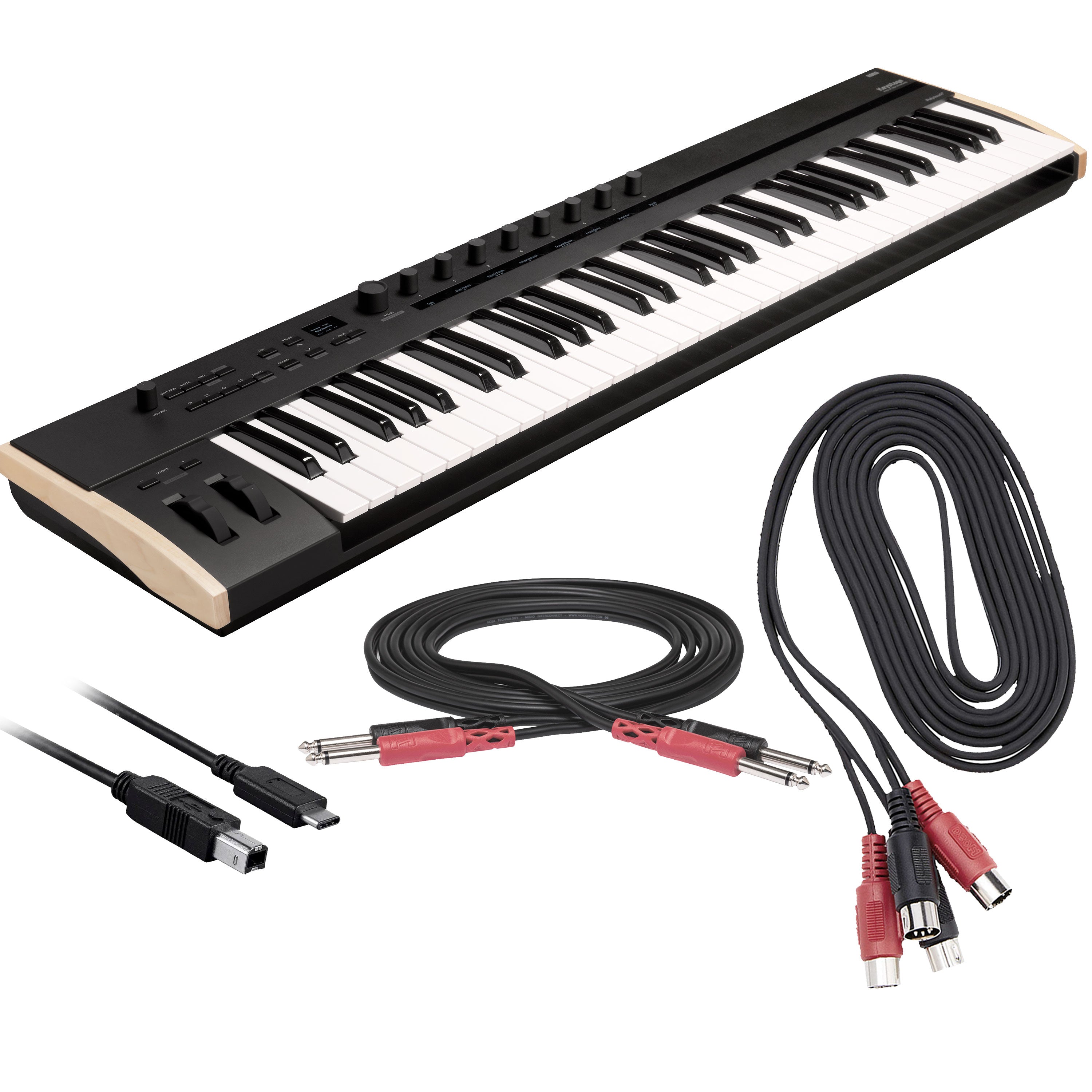 Korg Keystage 61 Poly AT MIDI Keyboard Controller CABLE KIT – Kraft Music