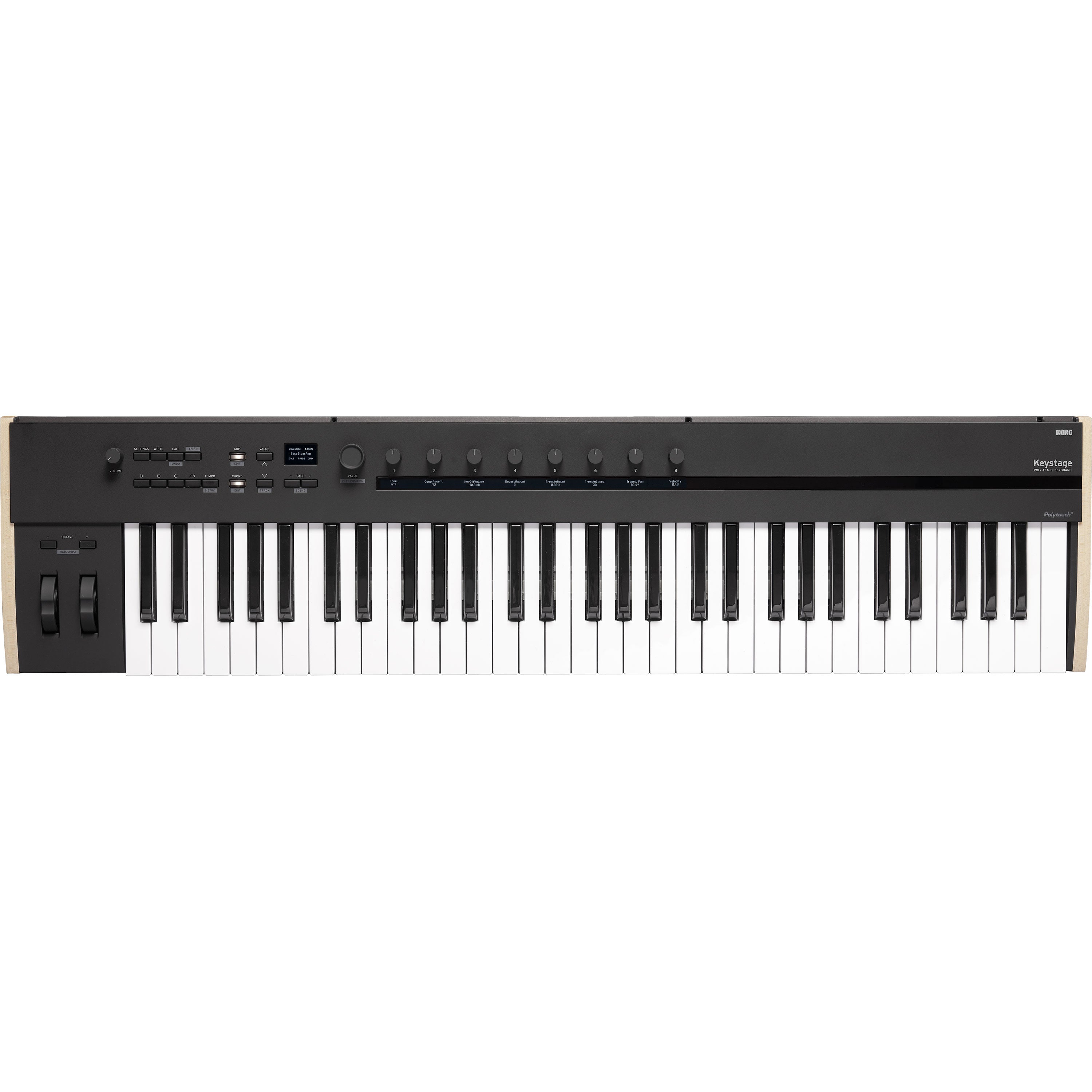 Korg Keystage 61 Poly AT MIDI Keyboard Controller