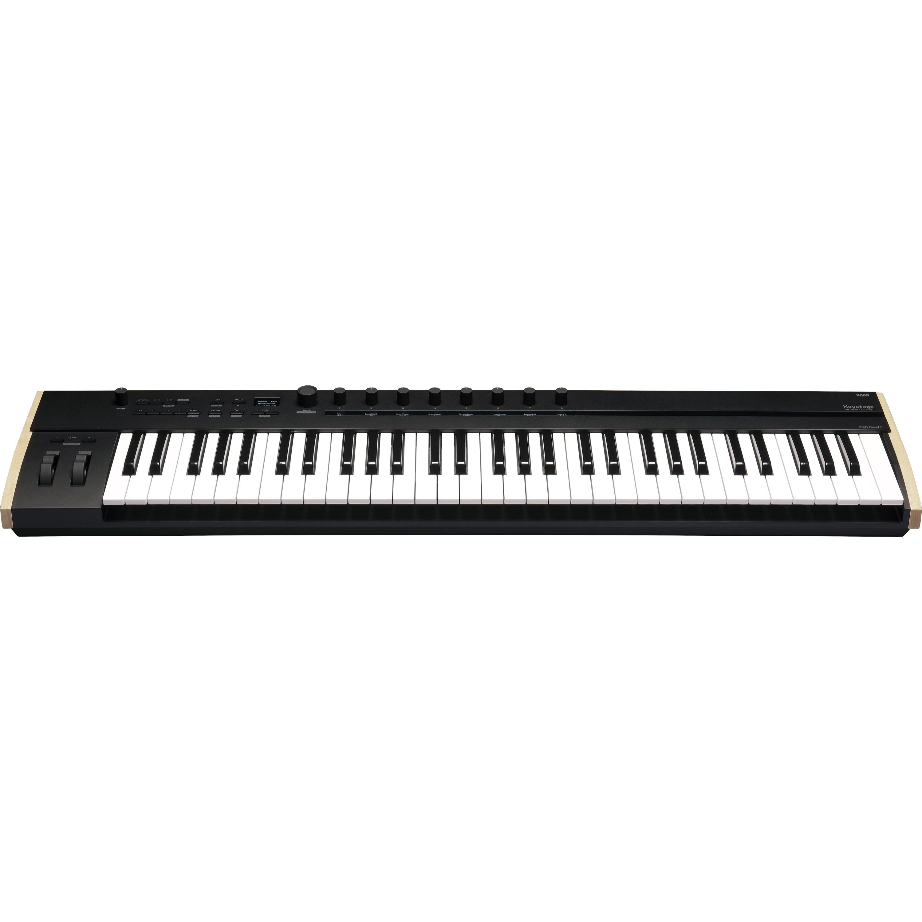 Korg Keystage 61 Poly AT MIDI Keyboard Controller View 3