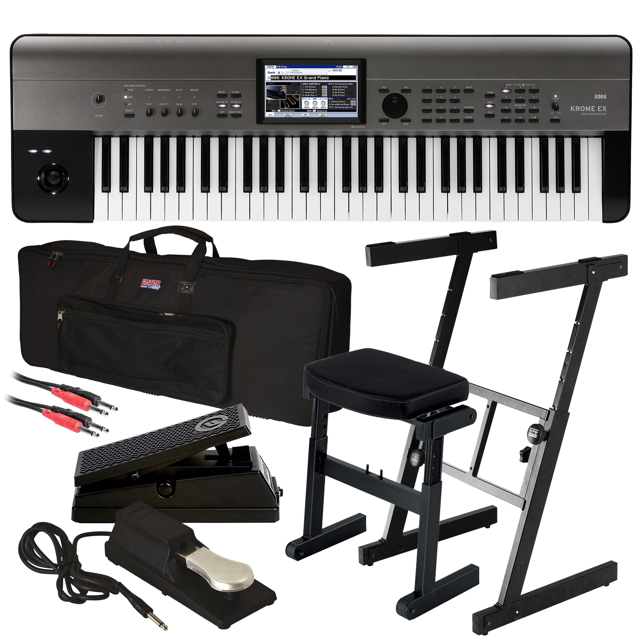 Korg Krome EX 61 Music Workstation STAGE RIG