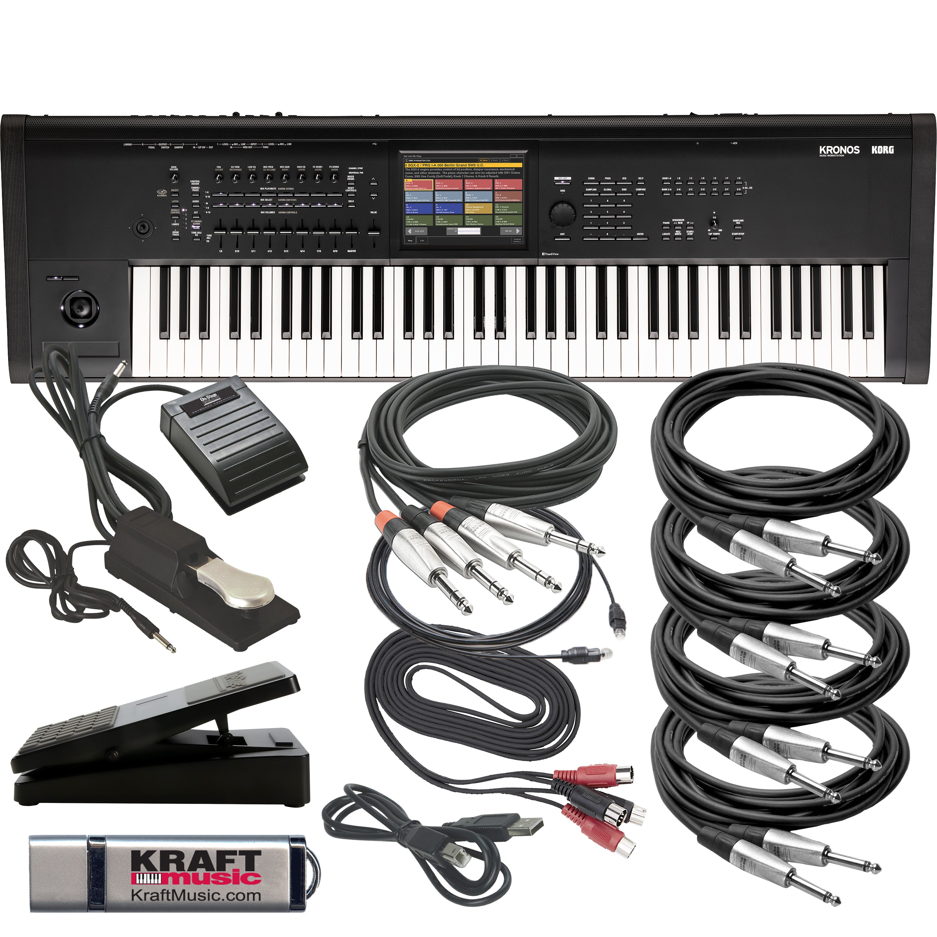 Korg Kronos 3 73-Key Music Workstation CABLE KIT – Kraft Music