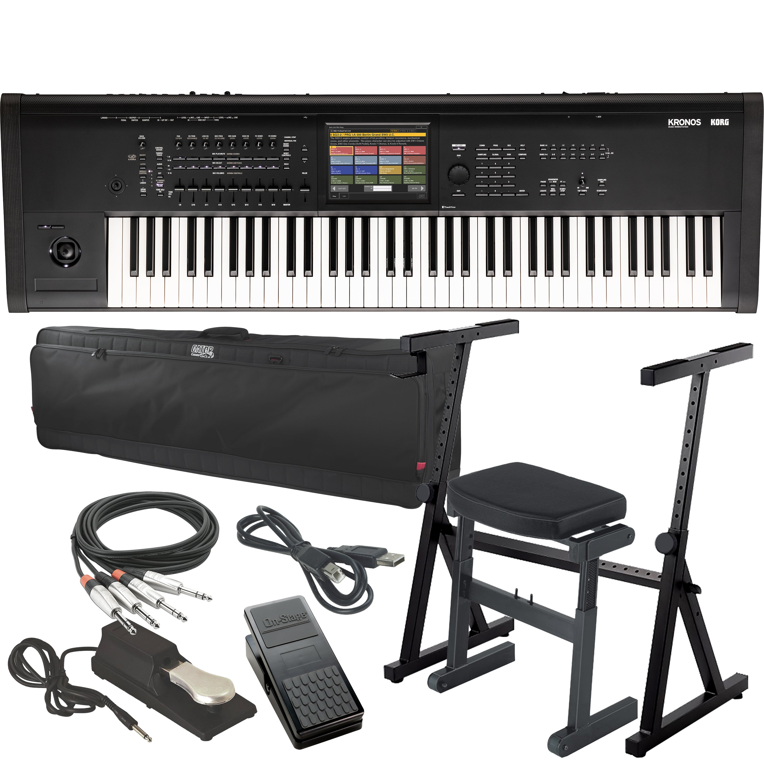 Korg Kronos 3 73-Key Music Workstation STAGE RIG – Kraft Music