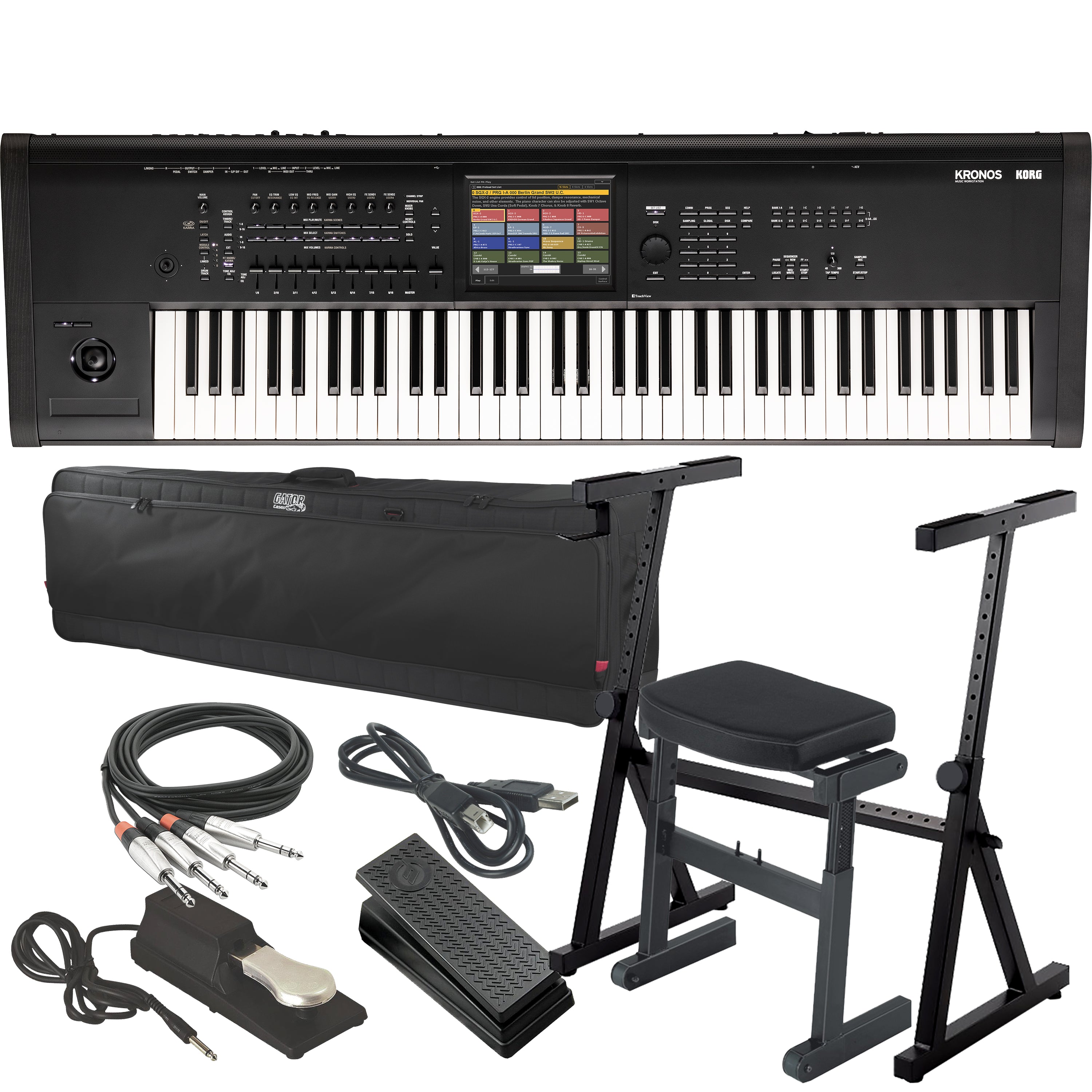 Korg Kronos 3 73-Key Music Workstation STAGE RIG – Kraft Music