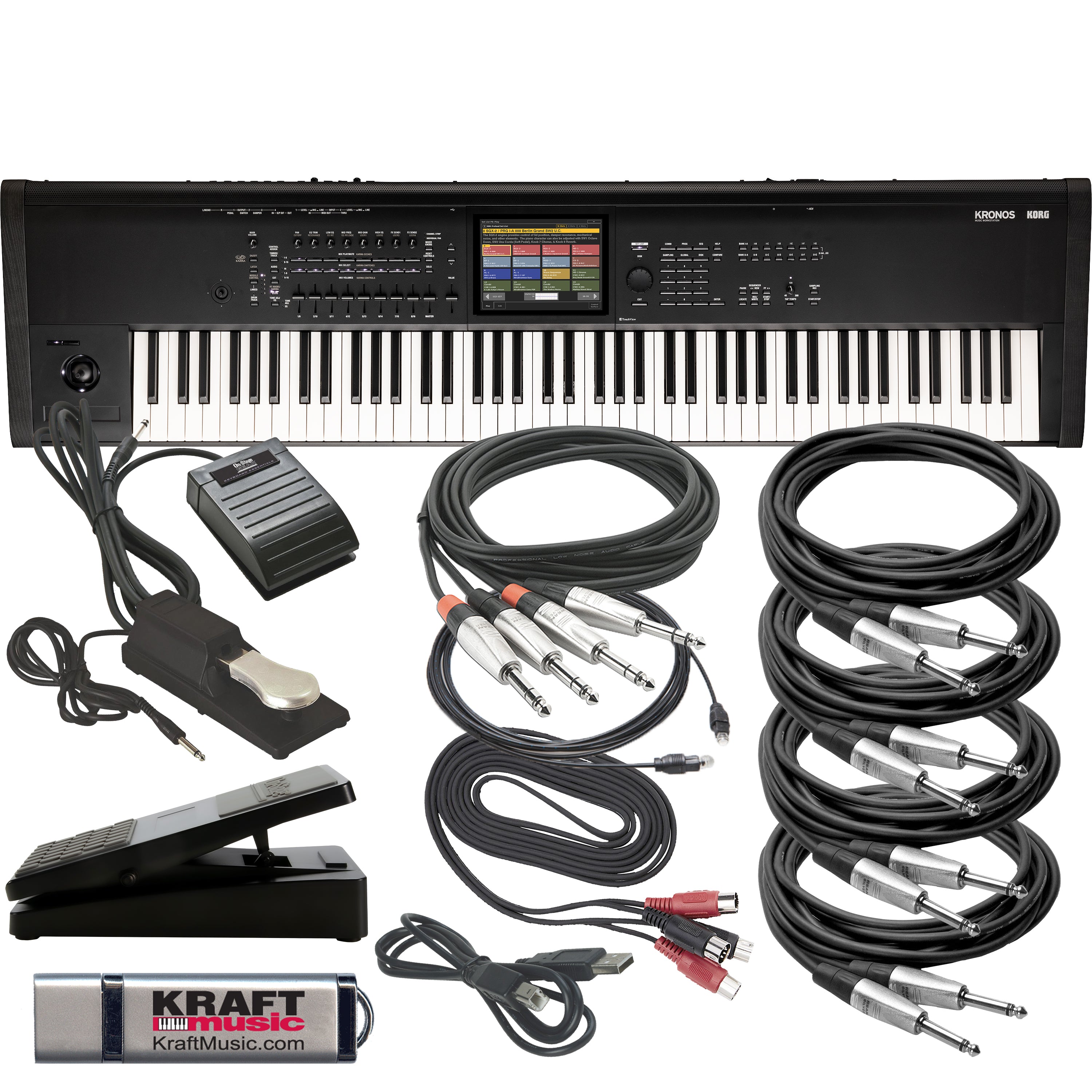 Korg Kronos 3 88-Key Music Workstation CABLE KIT – Kraft Music