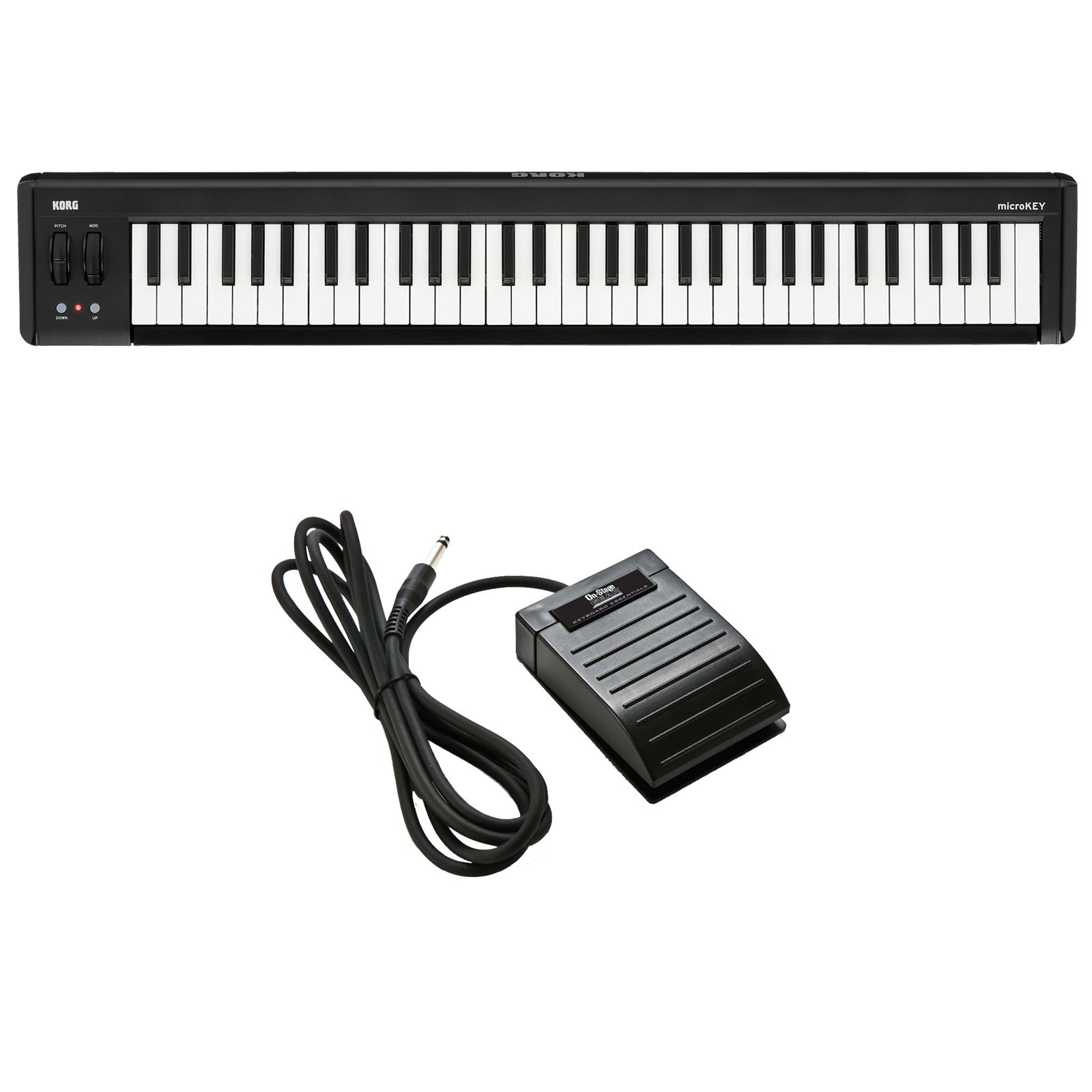 Korg microKEY2-61 USB MIDI Keyboard Controller BONUS PAK – Kraft Music