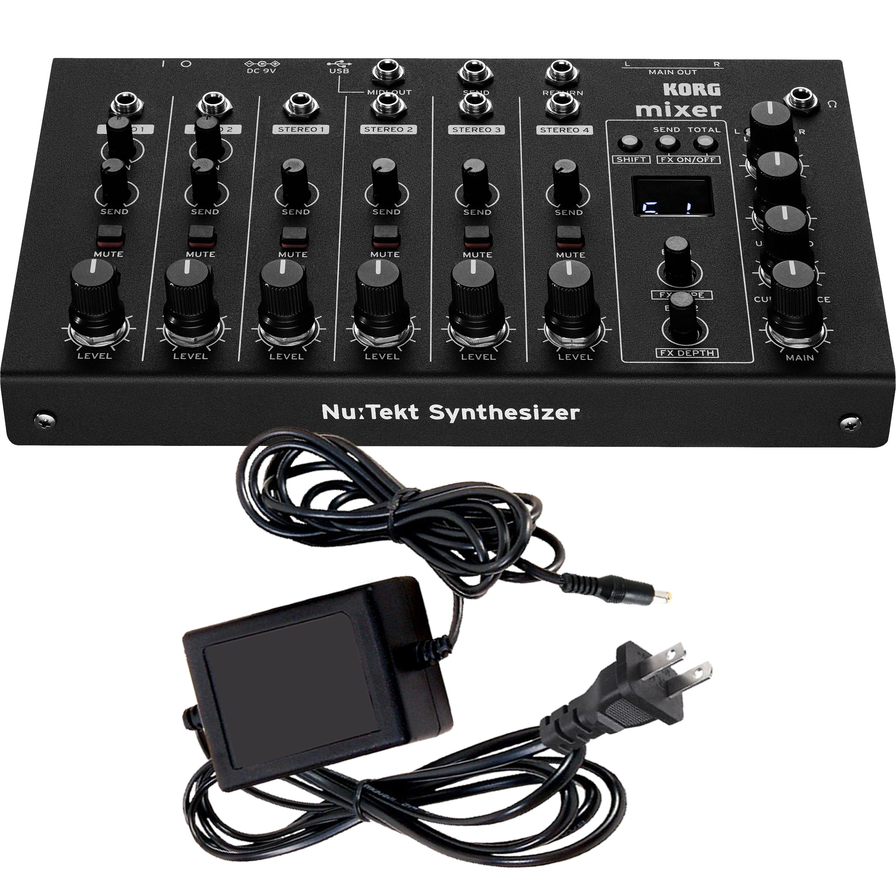 Korg Nu:Tekt NTS-4 Performance Mixer Kit POWER KIT – Kraft Music
